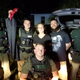 Volusia County deputies pose with the two suspects